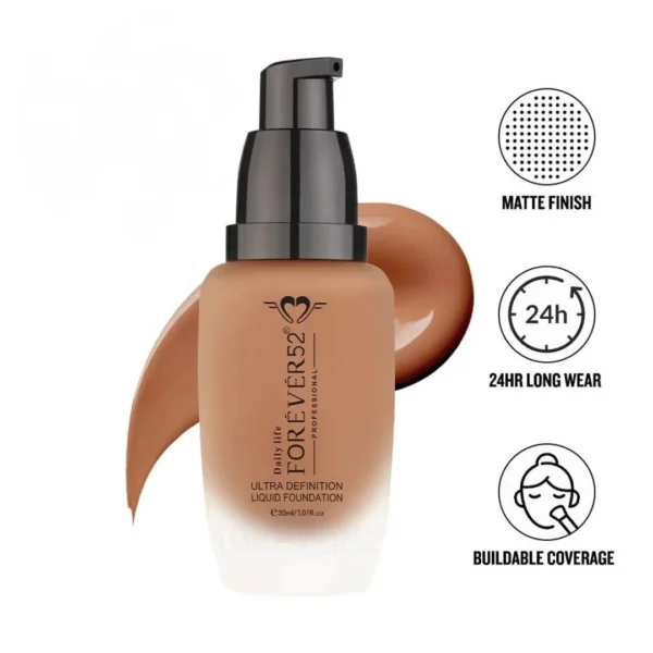 Forever 52 Ultra Definition  Liquid Foundation - Full Coverage