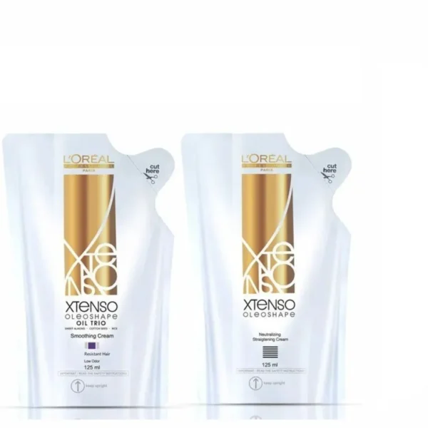 Loreal X-Tenso Resistant Hair 125ml combo (cream + neutralizer)