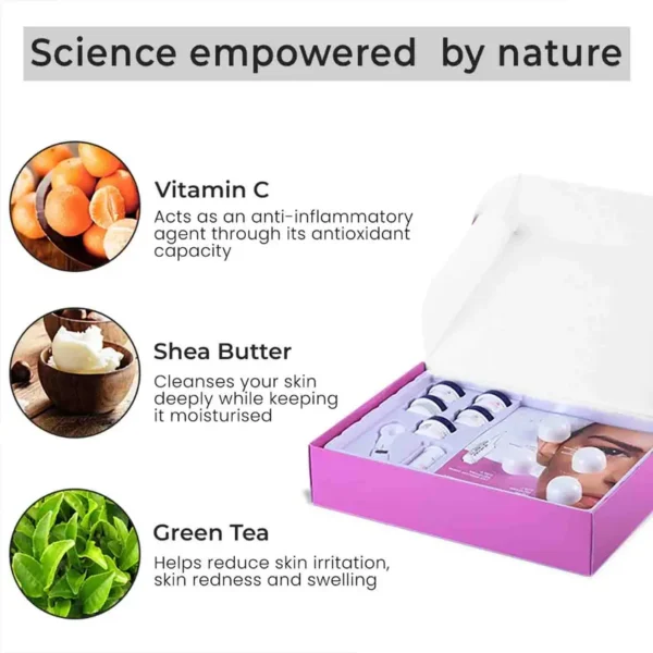 O3+ Power Brightening Facial Kit | 6-Step Vitamin C Facial for Clear & Glowing Skin