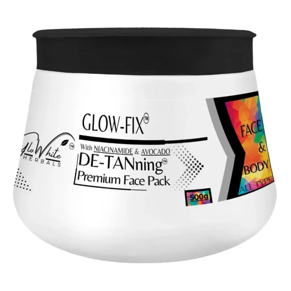 GloWhite Herbals D-Tan Face Pack | Instant Tan Removal | Natural & Bleach-Free