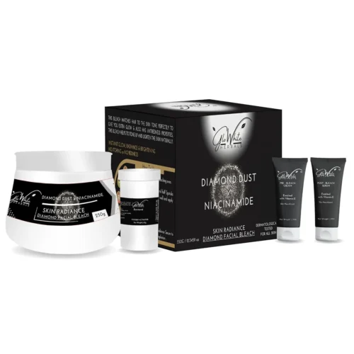 GloWhite Herbals Diamond Bleach For Face | No-Itching Gentle Bleach 360g