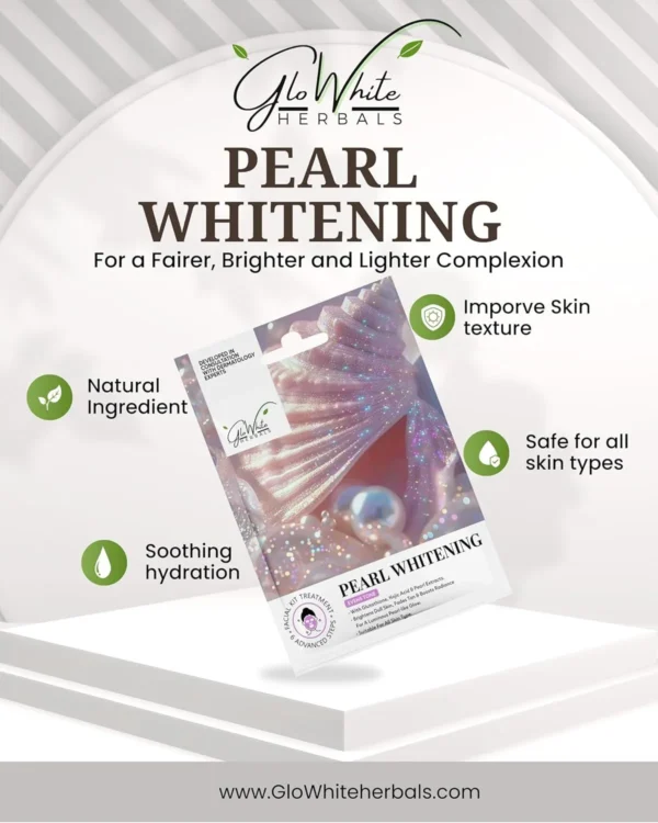 GloWhite Herbals Pearl Whitening 6-Step Hydra Facial Kit | Radiance & Glow