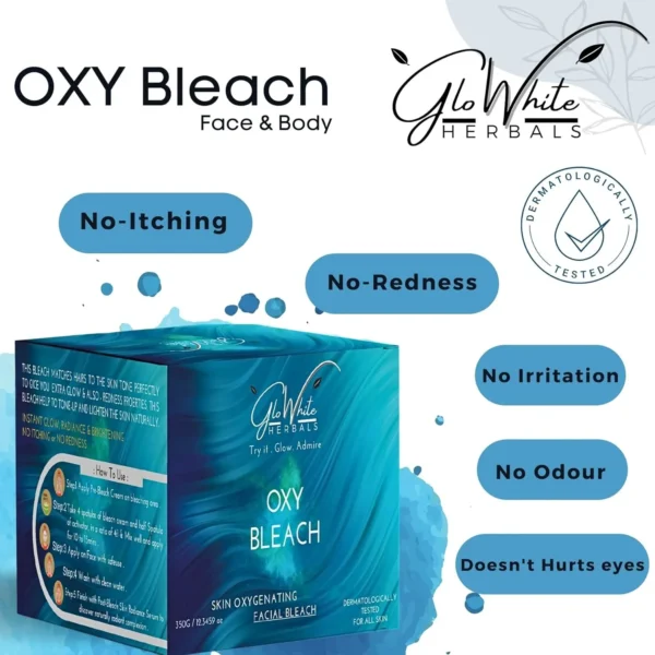 GloWhite Herbals Oxy Bleach For Face - 360g