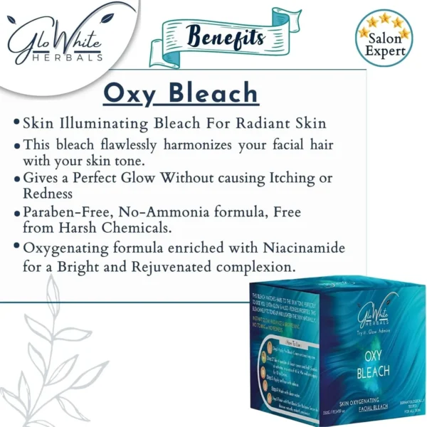 GloWhite Herbals Oxy Bleach For Face - 360g