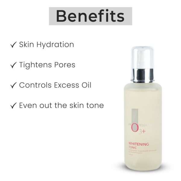O3+ Whitening Tonic For Smoother Younger Facial Skin, 150ML