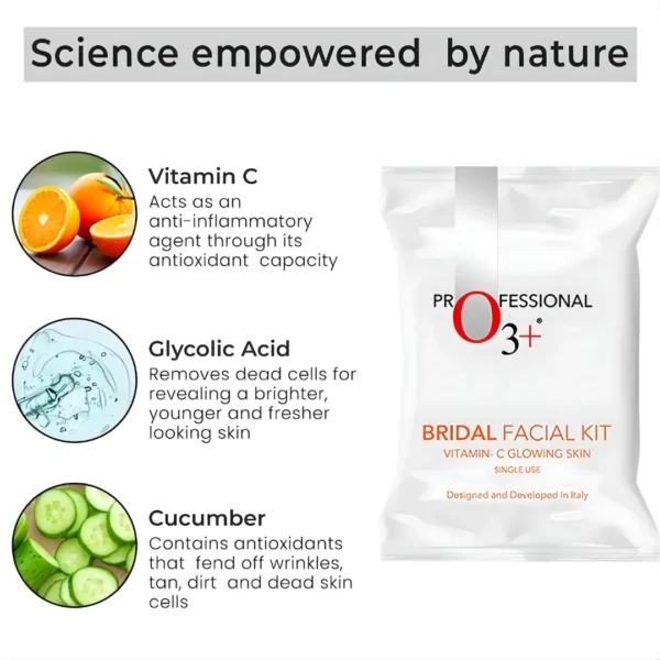 O3+ Bridal 10-Step Facial Kit Vitamin C for Glowing Skin