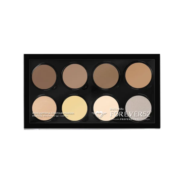 Forever52 8 Color Highlighter Contour Powder Pro Define & Conceal - FHC001