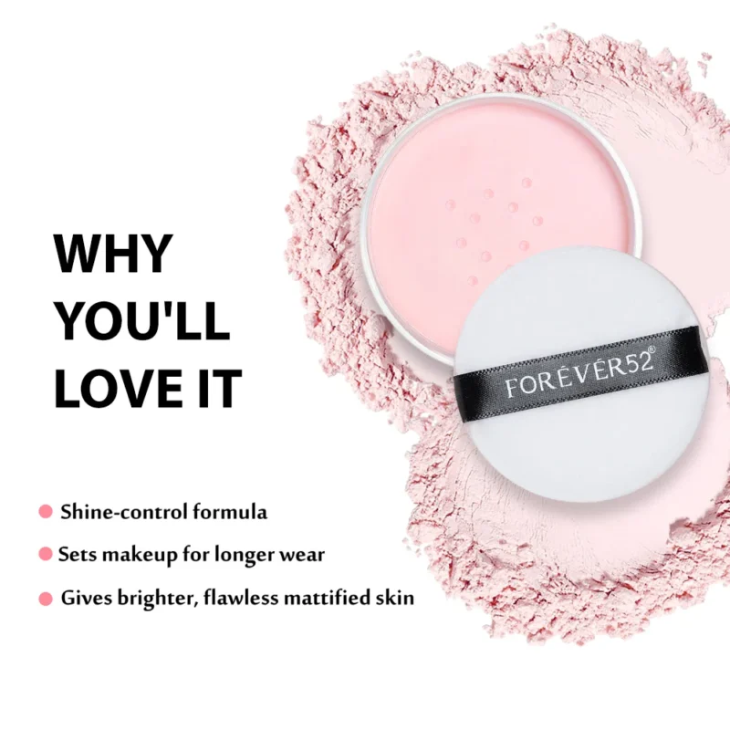 Foreve52 Deep Bake Translucent Matte Loose Powder - GLM007