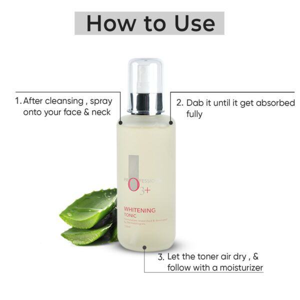 O3+ Whitening Tonic For Smoother Younger Facial Skin, 150ML