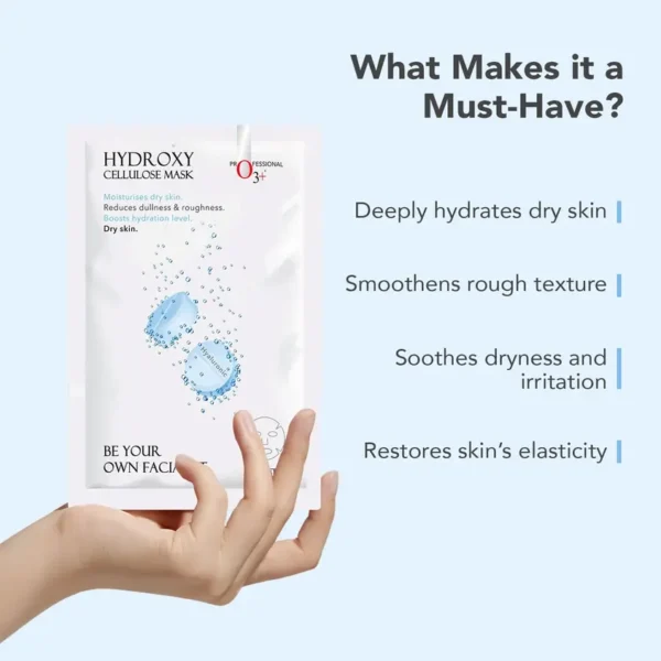 O3+ Hydrating Mask | Hyaluronic Acid Face Mask for Deep Moisture & Glow