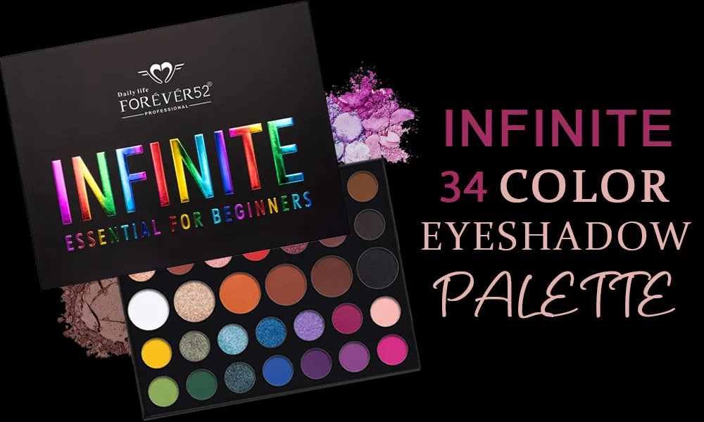 Infinite 34 Color Eyeshadow Palette