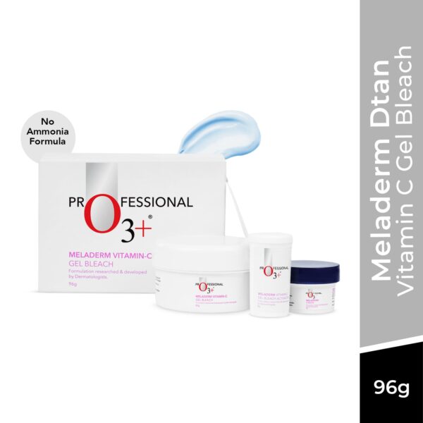 O3+Meladerm Vitamin C Gel Bleach for Lightens Skin & Hair