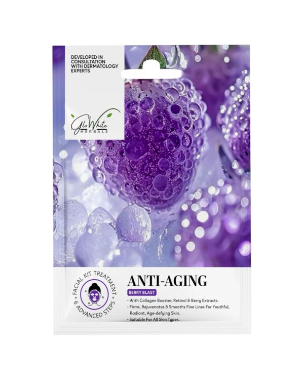 GloWhite Herbals Anti-Aging 6-Step Hydra Facial Kit | Firming & Wrinkle Care