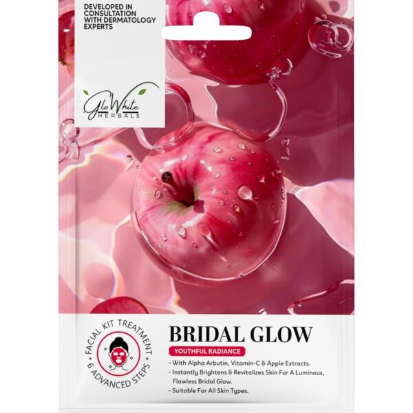 GloWhite Herbals Bridal Glow 6-Step Hydra Facial Kit | Instant Brightening Formula