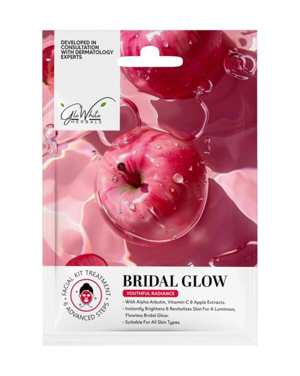 GloWhite Herbals Bridal Glow 6-Step Hydra Facial Kit | Instant Brightening Formula