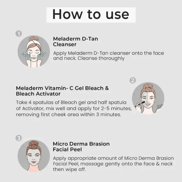 O3+ Power Brightening Facial Kit | 6-Step Vitamin C Facial for Clear & Glowing Skin
