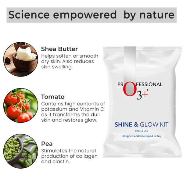 O3+ Shine & Glow Facial Kit | 7-Step Brightening Kit for Radiant & Even Skin Tone