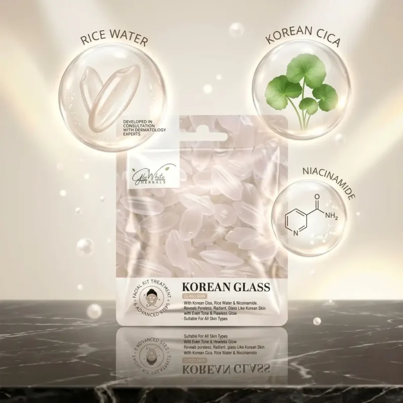 koreanGlass GloWhite Herbals korean glass facial kit